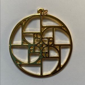 NWOT Gold-tone Golden Mean Pendant